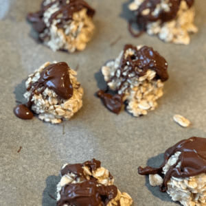 Oatmeal Protein Balls with Chocolate