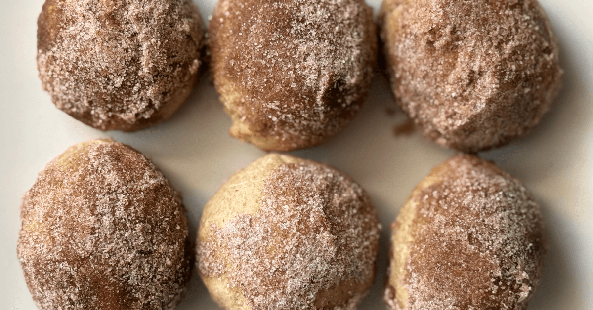 Cinnamon Sugar Donut Holes