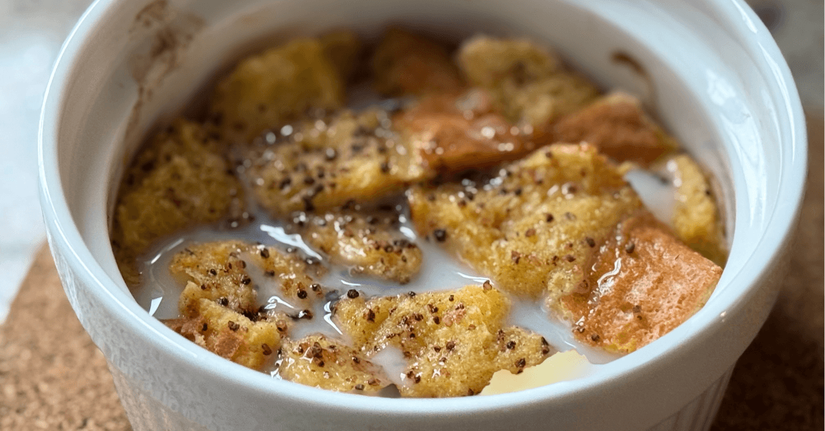 Bread Pudding with Vanilla Sauce