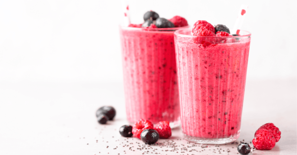 Blueberry Raspberry Smoothie - Swaggy Eats