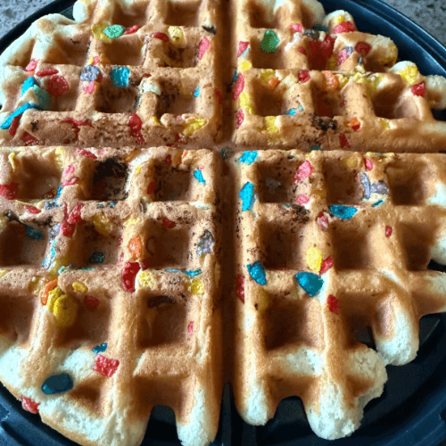 Fruity Pebbles Waffles Recipe