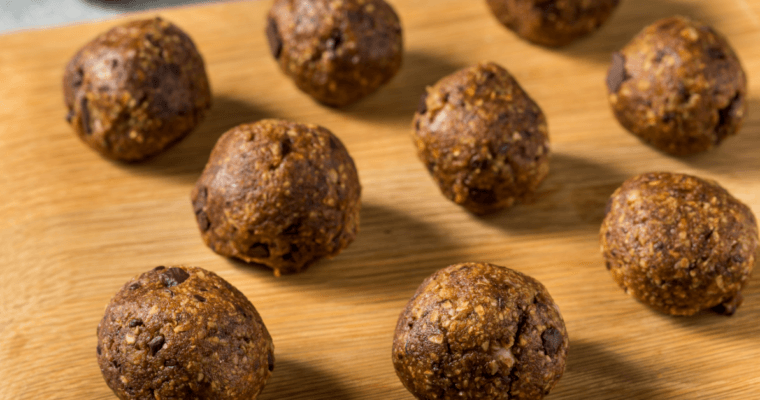 Mint Chocolate Chip Protein Balls