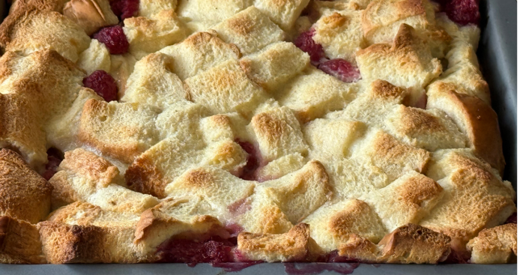 Easy Raspberry Pudding Easy Raspberry Bread Pudding | Rich and Fruity Dessert Recipe