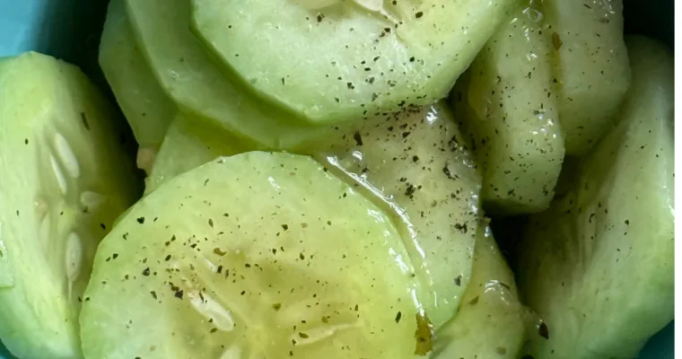 Sweet and Tangy Cucumber Salad