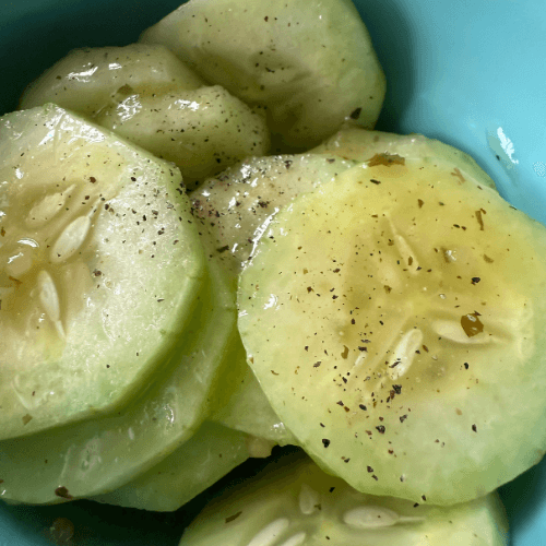 Sweet and Tangy Cucumber Salad Recipe