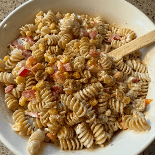 Mexican Street Corn Pasta Salad Recipe