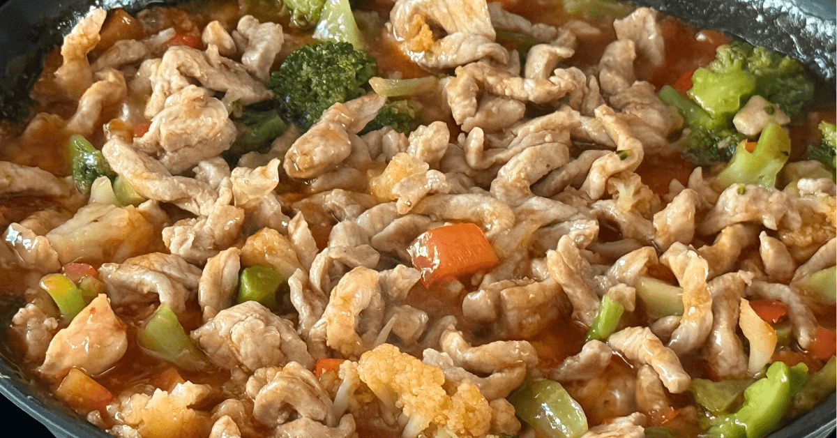 Sweet and Sour Pork Stir Fry