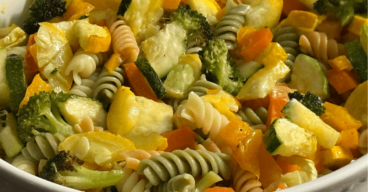 Roasted Vegetable Pasta Salad