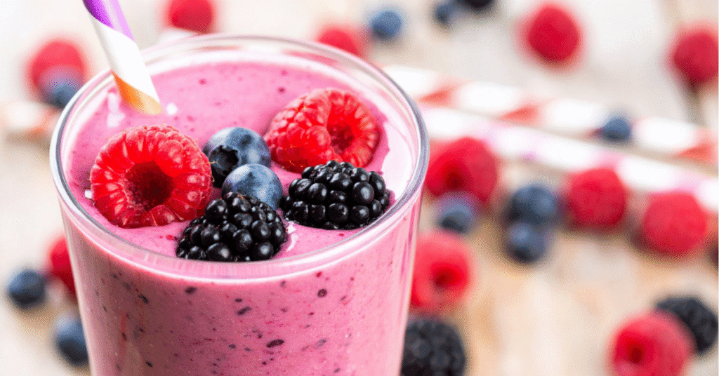 Apple Berry Protein Smoothie 2