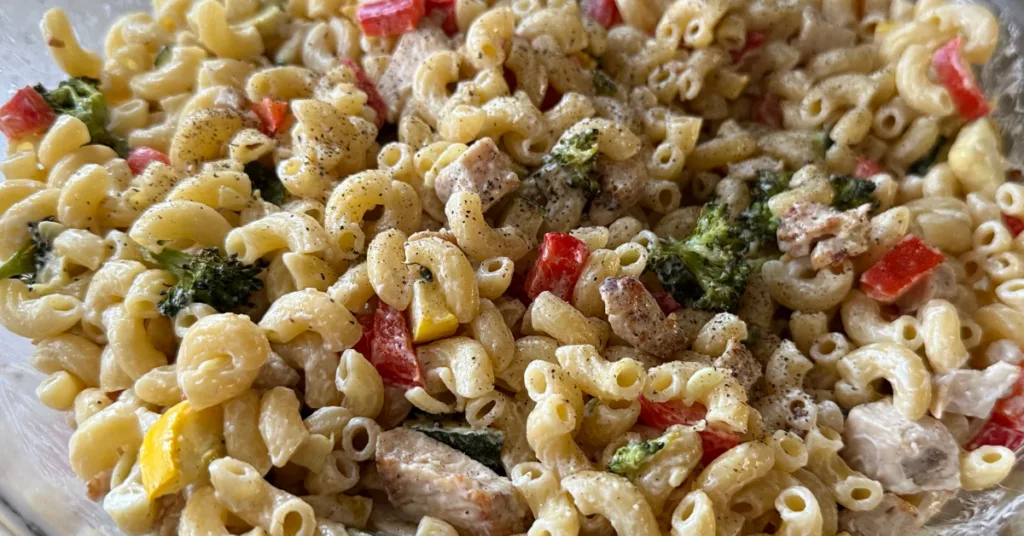 Chicken and Veggie Pasta Salad
