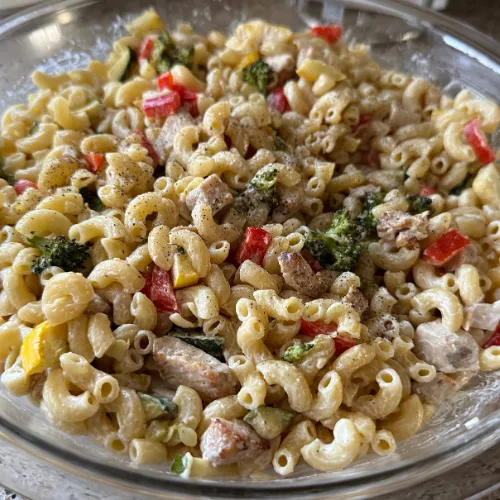 Chicken and Veggie Pasta Salad Recipe