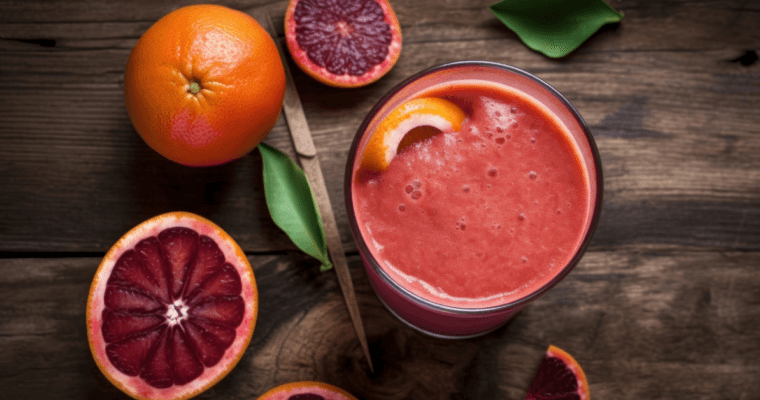 Blood Orange Protein Smoothie