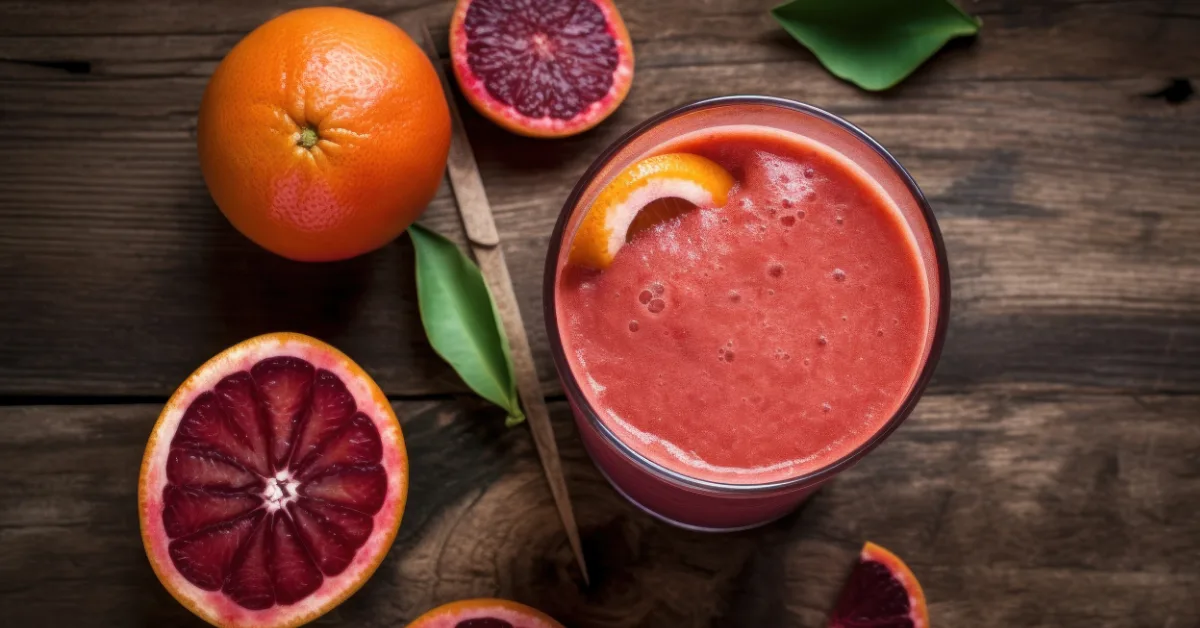 Blood Orange Protein Smoothie
