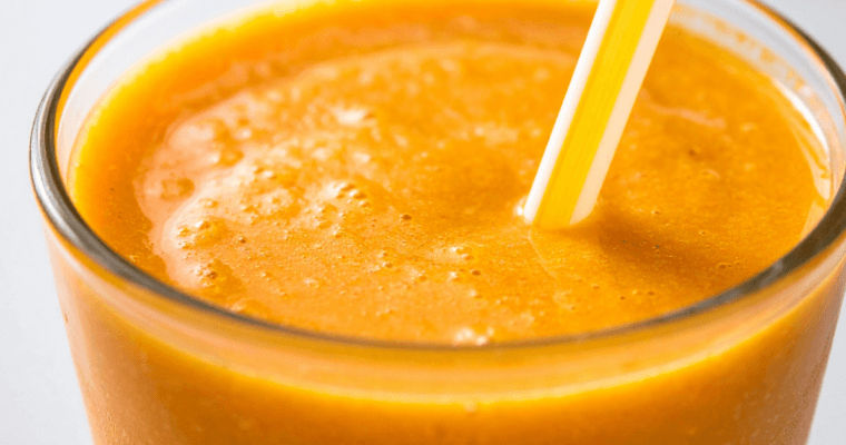 Orange Banana Protein Smoothie