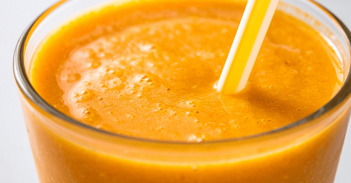 Orange Banana Protein Smoothie