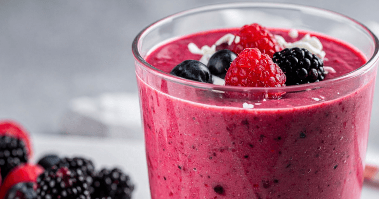 Pineapple Berry Protein Smoothie