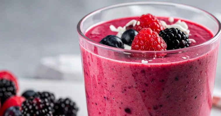 Pineapple Berry Protein Smoothie