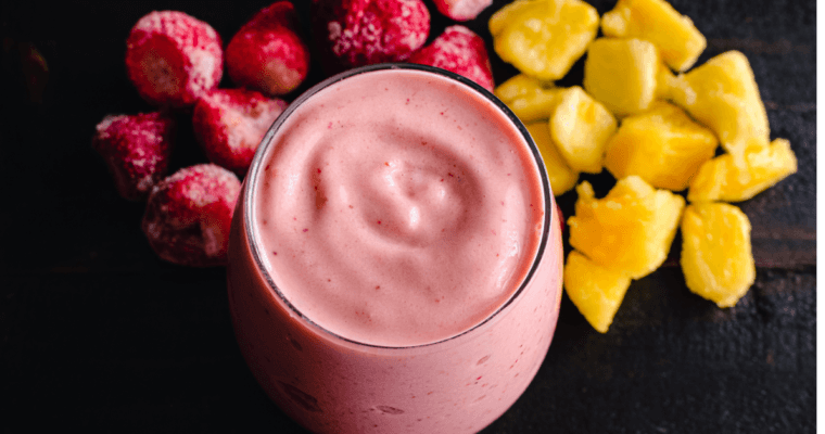 Strawberry Pineapple Protein Smoothie