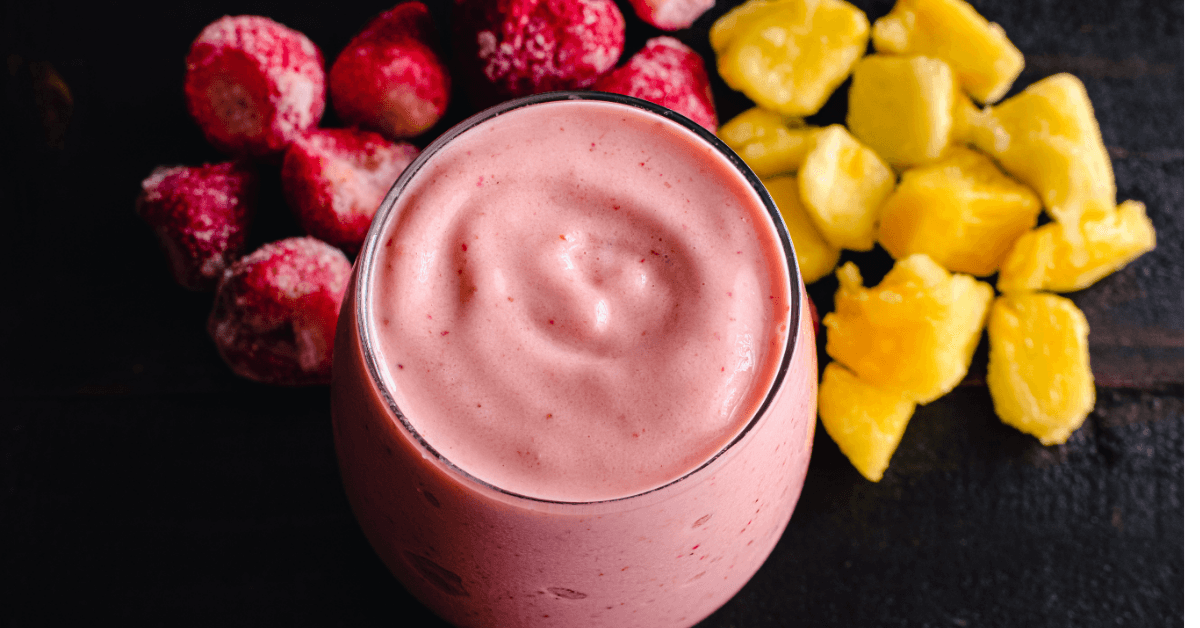 Strawberry Pineapple Protein Smoothie