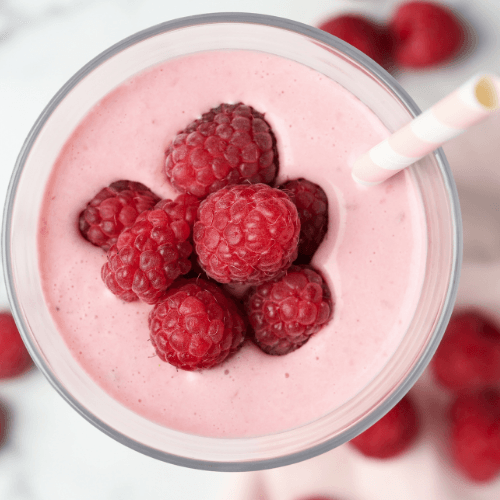 Raspberry Lemonade Protein Smoothie Recipe