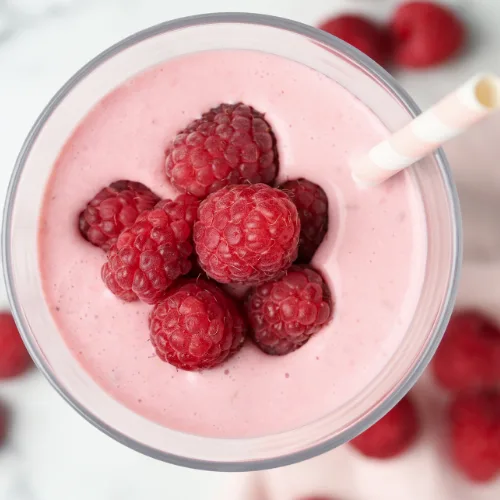 Raspberry Lemonade Protein Smoothie Recipe