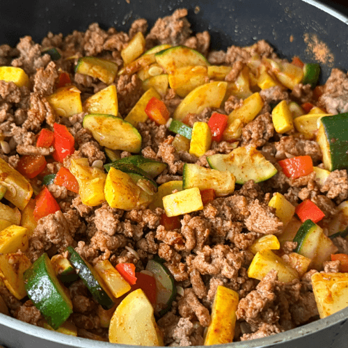 Ground Turkey Vegetable Skillet Recipe
