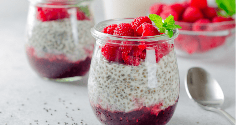 Raspberry Chia Pudding