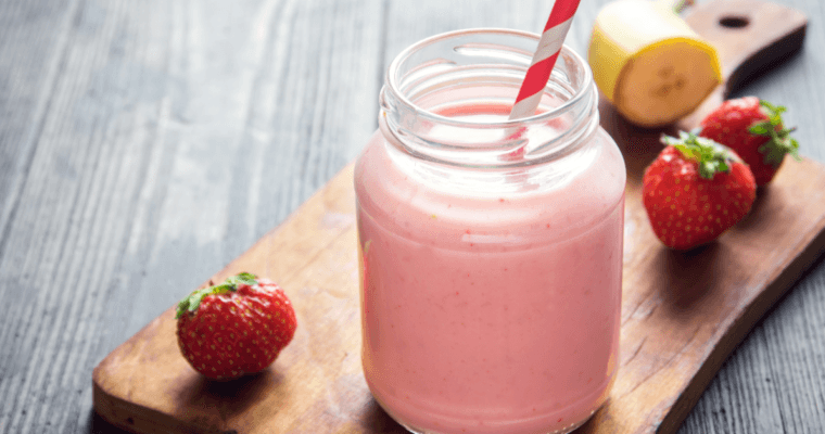 Strawberry Banana Protein Smoothie