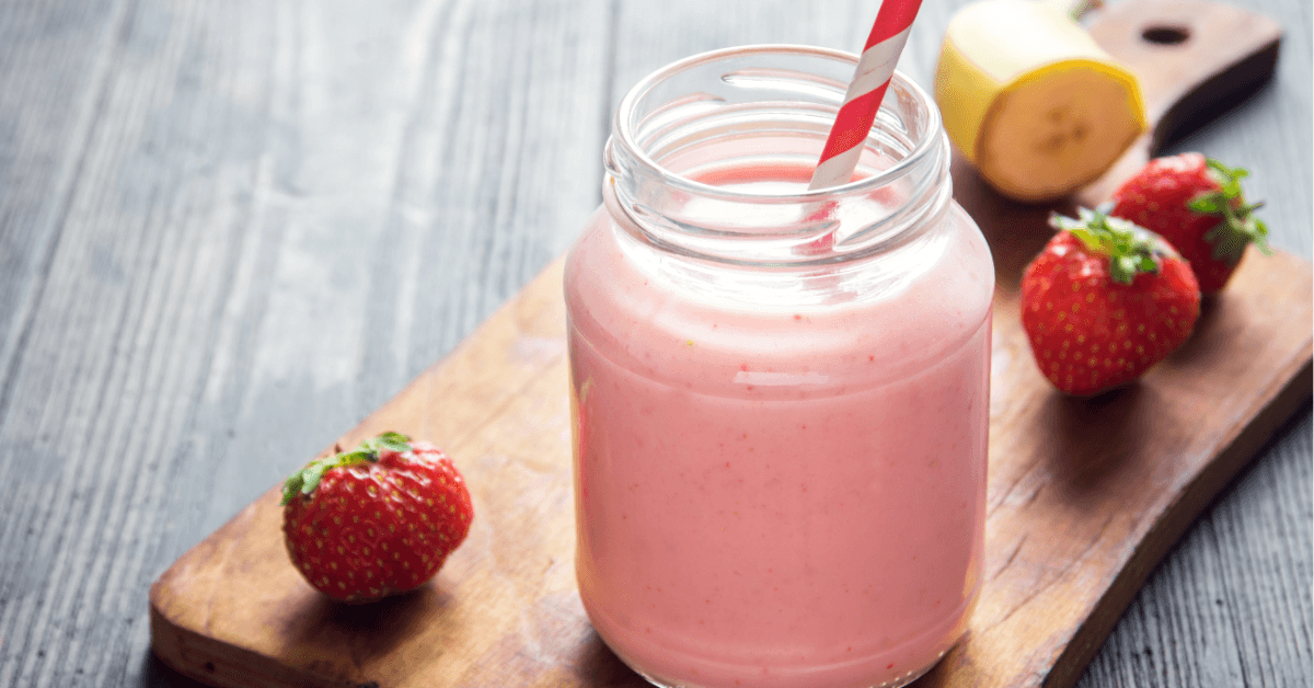 Strawberry Banana Protein Smoothie