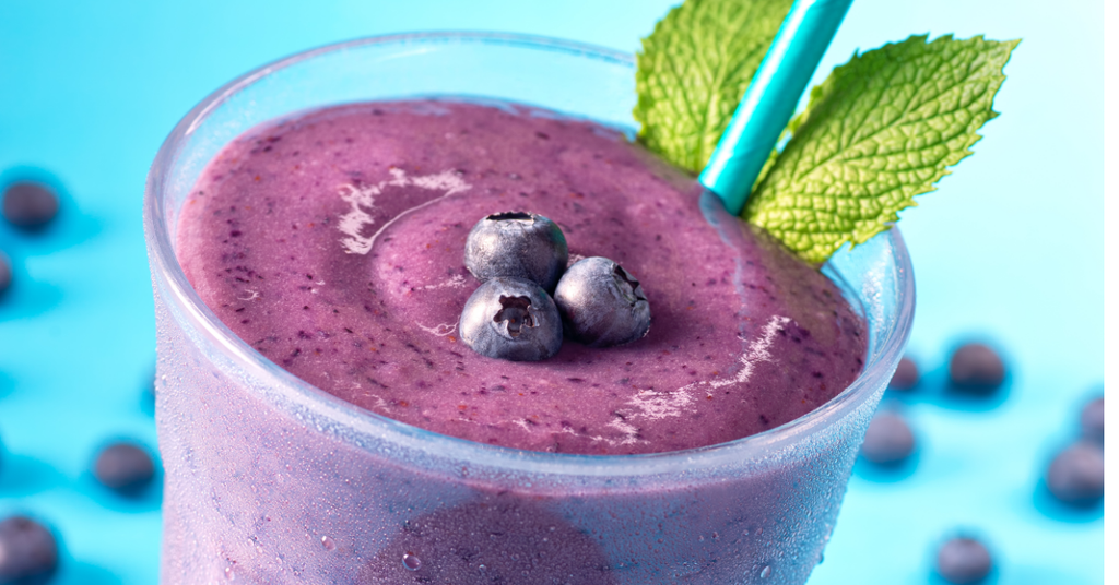 Lemon Blueberry Protein Smoothie 2